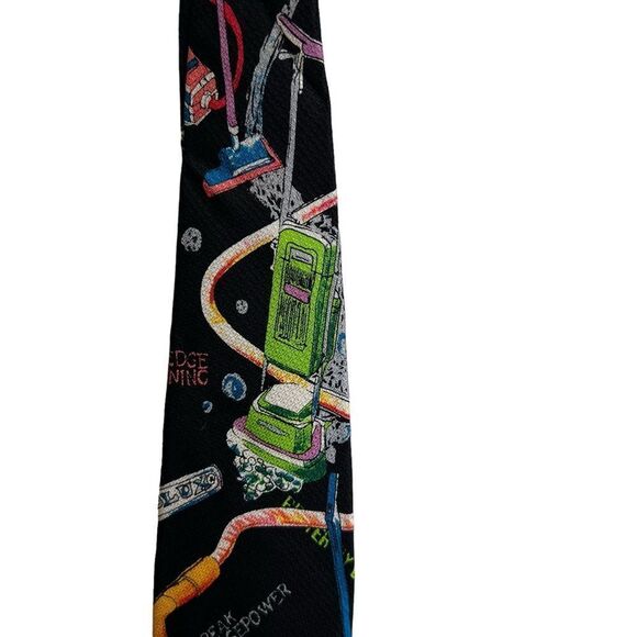 MCM Mid century modern style Electrolux Lux vacuum Silk Tie Necktie! - Picture 10 of 12